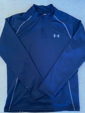 Under Armour Fitted ColdGear 1/4 Zip Shirt Men’s Size Large